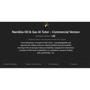 Namibia Oil & Gas AI Tutor – Commercial Version – Yearly Access